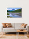 Mockup Photo art by Martin Wasilewski: Reflection of Tre Cime in tranquil Lago d'Antorno.