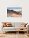 Mockup Fotokunst von Michael Valjak: Sonnenuntergang über den Dünen von Jandía, Fuerteventura