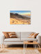 Mockup Fotokunst von Michael Valjak: Abendstimmung an der Küste von Fuerteventura mit Dünen.