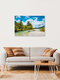 Mockup Summer day in the Isar valley featuring gentle hills and a calm river