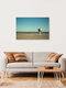 Mockup Fotokunst von Oliver Buchmann: Strandlandschaft mit Rettungsturm und ruhigem Meer