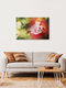 Mockup Fotokunst von Nadja Jacke: verträumtes Blütenporträt eines Hibiskus mit Unschärfe