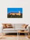 Mockup Photo art by Martin Wasilewski: Ljubljana Castle at twilight, soft colors and calming atmosphere.