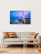 Mockup Photo art by Martin Wasilewski: Blue hour over the harbor of Sassnitz