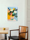 Mockup 'The Bloom' – Wall Art by Uma Gokhale as Poster or Acrylic Glass Print