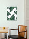 Mockup Wandbild 'Banana Leaves Watercolor' – Kunst von Uma Gokhale als Poster oder Acrylglasbild