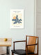 Mockup Wandbild 'Henri Matisse Papiers Découpés Poster beige-blau' – Kunst von Art Classics als Poster oder Acrylglasbild