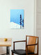 Mockup Wandbild 'Ski Tag' – Kunst von Henry Rivers als Poster oder Acrylglasbild