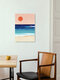 Mockup 'Sunset Wave' – Wall Art by Henry Rivers as Poster or Acrylic Glass Print