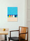 Mockup 'Beach Cabins' – Wall Art by Henry Rivers as Poster or Acrylic Glass Print