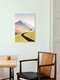 Mockup Wandbild 'Cycling Home' – Kunst von Henry Rivers als Poster oder Acrylglasbild