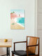 Mockup Wandbild 'Surf Girl' – Kunst von Henry Rivers als Poster oder Acrylglasbild