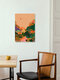 Mockup Wandbild 'Hidden Paradise' – Kunst von Arty Guava als Poster oder Acrylglasbild