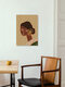 Mockup Wandbild 'Lady in Green' – Kunst von Arty Guava als Poster oder Acrylglasbild