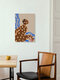 Mockup Wandbild 'Blossoming Daisy' – Kunst von Arty Guava als Poster oder Acrylglasbild