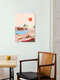Mockup Wandbild 'Beach Please' – Kunst von Arty Guava als Poster oder Acrylglasbild