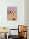 Mockup Wandbild 'Sun and Moon' – Kunst von Arty Guava als Poster oder Acrylglasbild
