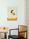 Mockup Wandbild 'The Chrysanthemum' – Kunst von Arty Guava als Poster oder Acrylglasbild