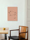 Mockup Picasso Wild Boar Line Drawing – Terracotta, Germany – wall art by Art Classics as Poster or Acrylic Glass Print