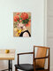 Mockup Wall art by Branka Kodžoman: a dreamlike portrayal of a blooming woman.