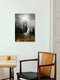 Mockup Illustration by Katherine Blower: a cute little ghost on a tower during a storm.