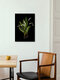 Mockup Wall art by Katherine Blower: delicate illustration of lily of the valley in soft colors