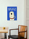 Mockup Wall art by Xenia Strohmeyer: illustration of a cute emotional support dog