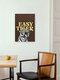 Mockup Wall art by Daniel Leo: funny tiger with a friendly face in pop art style