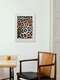 Mockup Wall art by Daniel Leo: a funny leopard in pop art style