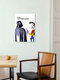 Mockup Wall art by Daniel Leo: playful illustration featuring a famous quote