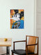 Mockup Funny illustration by Daniel Leo: a Batman-mouse design in bright colors.