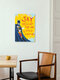 Mockup Illustration by Daniel Leo: cheerful robin with a quote in comic style