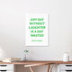 Mockup 'Any day without laughter is a wasted day - Charlie Chaplin' – Wall Art by Typo Art as Poster or Acrylic Glass Print