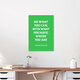 Mockup Wandbild 'Theodore Roosevelt- Do what you can, with what you have, where you are' – Kunst von Typo Art als Poster oder Acrylglasbild