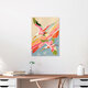 Mockup Wandbild 'Roseate Spoonbills Sky Ballet' – Kunst von Uma Gokhale als Poster oder Acrylglasbild