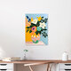 Mockup 'The Bloom' – Wall Art by Uma Gokhale as Poster or Acrylic Glass Print