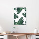 Mockup Wandbild 'Banana Leaves Watercolor' – Kunst von Uma Gokhale als Poster oder Acrylglasbild