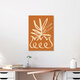Mockup Wandbild 'Floopy Terracotta Potted Plant' – Kunst von Uma Gokhale als Poster oder Acrylglasbild