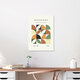 Mockup Wandbild 'Bauhaus Ausstellung 1923 Poster Design grün-beige-orange' – Kunst von Bauhaus Collection als Poster oder Acrylglasbild