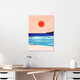 Mockup 'Ocean Sunrise' – Wall Art by Henry Rivers as Poster or Acrylic Glass Print