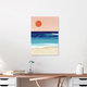 Mockup 'Sunset Wave' – Wall Art by Henry Rivers as Poster or Acrylic Glass Print