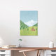 Mockup 'Mountain Hut' – Wall Art by Henry Rivers as Poster or Acrylic Glass Print
