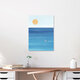 Mockup 'Sunset Swim' – Wall Art by Henry Rivers as Poster or Acrylic Glass Print