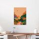 Mockup Wandbild 'Hidden Paradise' – Kunst von Arty Guava als Poster oder Acrylglasbild