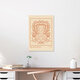 Mockup Wandbild 'Blossoming Line Art' – Kunst von Arty Guava als Poster oder Acrylglasbild