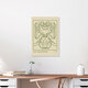 Mockup Wandbild 'Line Art New Beginnings' – Kunst von Arty Guava als Poster oder Acrylglasbild