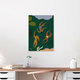Mockup Wandbild 'Lost in Green' – Kunst von Arty Guava als Poster oder Acrylglasbild