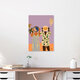 Mockup Wandbild 'Sun and Moon' – Kunst von Arty Guava als Poster oder Acrylglasbild