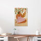 Mockup Wandbild 'Smell the Orange' – Kunst von Arty Guava als Poster oder Acrylglasbild
