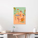Mockup Wandbild 'Vacation' – Kunst von Arty Guava als Poster oder Acrylglasbild
